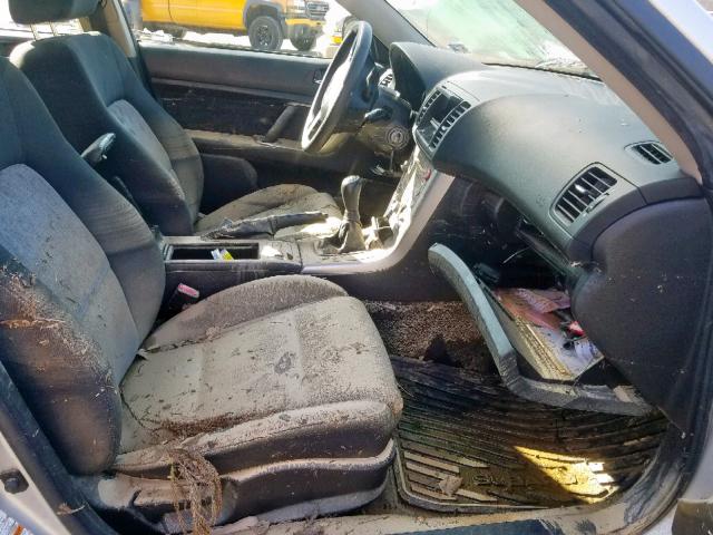 4S4BP61C366362759 - 2006 SUBARU LEGACY OUT SILVER photo 5