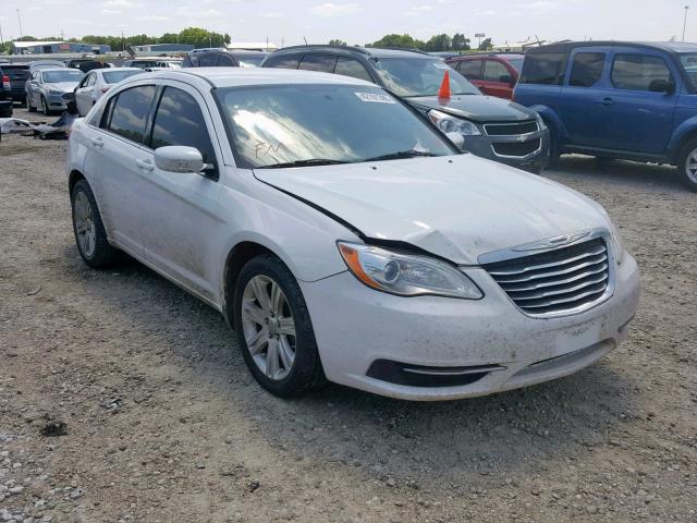 1C3CCBBB6CN189845 - 2012 CHRYSLER 200 TOURIN WHITE photo 1