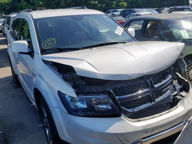 3C4PDCGB1FT745203 - 2015 DODGE JOURNEY CR WHITE photo 1