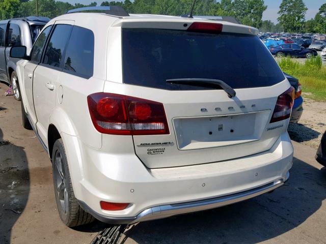 3C4PDCGB1FT745203 - 2015 DODGE JOURNEY CR WHITE photo 3