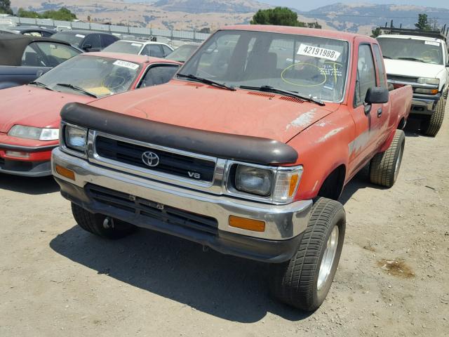 JT4VN13D4N5072518 - 1992 TOYOTA PICKUP 1/2 RED photo 2