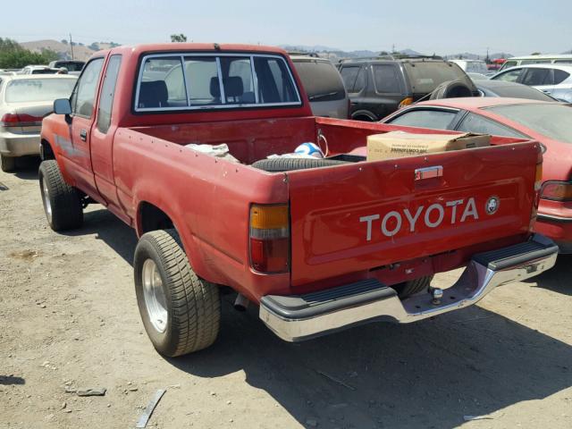 JT4VN13D4N5072518 - 1992 TOYOTA PICKUP 1/2 RED photo 3