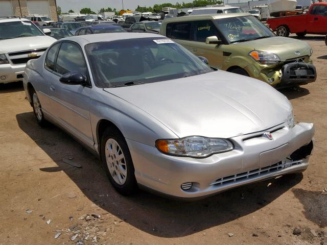 2G1WW12E339267773 - 2003 CHEVROLET MONTE CARL GRAY photo 1