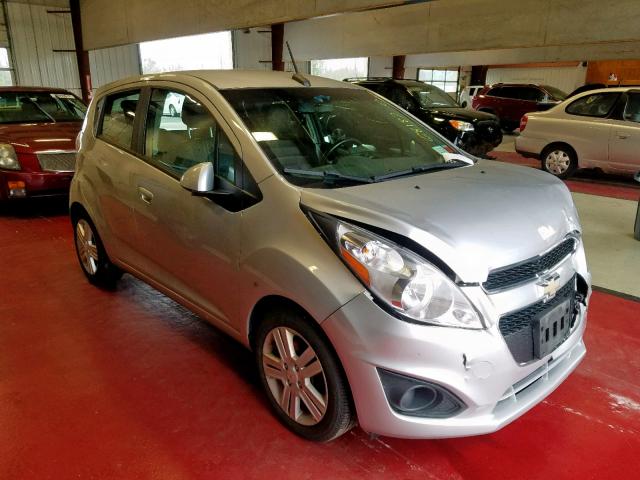 KL8CB6S99EC447656 - 2014 CHEVROLET SPARK LS SILVER photo 1