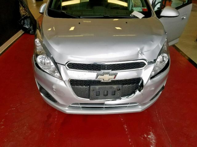 KL8CB6S99EC447656 - 2014 CHEVROLET SPARK LS SILVER photo 9