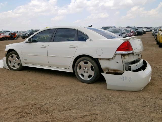 2G1WD57C391153798 - 2009 CHEVROLET IMPALA SS WHITE photo 3