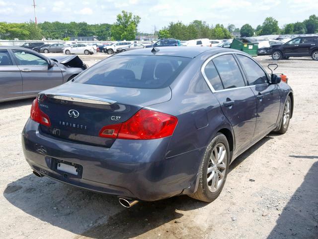 JNKCV61E39M305086 - 2009 INFINITI G37 BASE GRAY photo 4