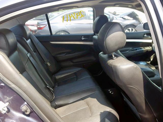 JNKCV61E39M305086 - 2009 INFINITI G37 BASE GRAY photo 6