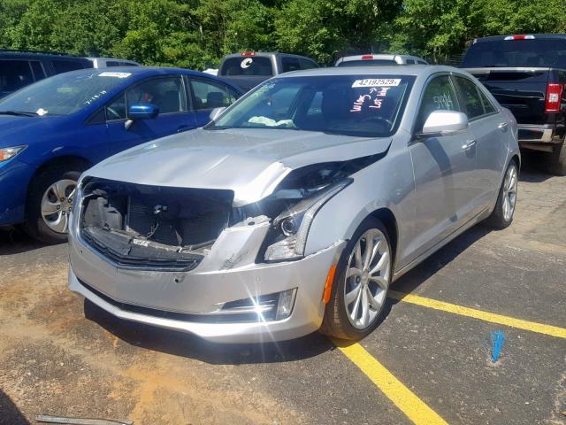 1G6AE5SX9G0103346 - 2016 CADILLAC ATS PREMIU SILVER photo 2