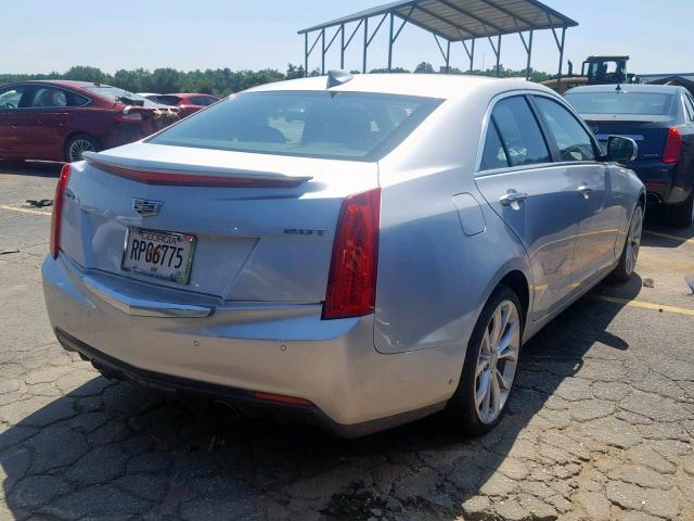 1G6AE5SX9G0103346 - 2016 CADILLAC ATS PREMIU SILVER photo 4