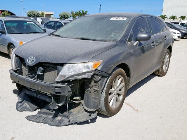 4T3ZE11A49U015213 - 2009 TOYOTA VENZA GRAY photo 2