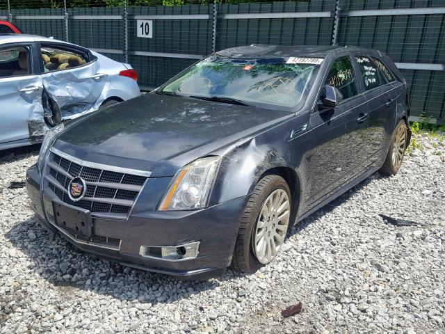 1G6DM8EG8A0137346 - 2010 CADILLAC CTS PERFOR GRAY photo 2