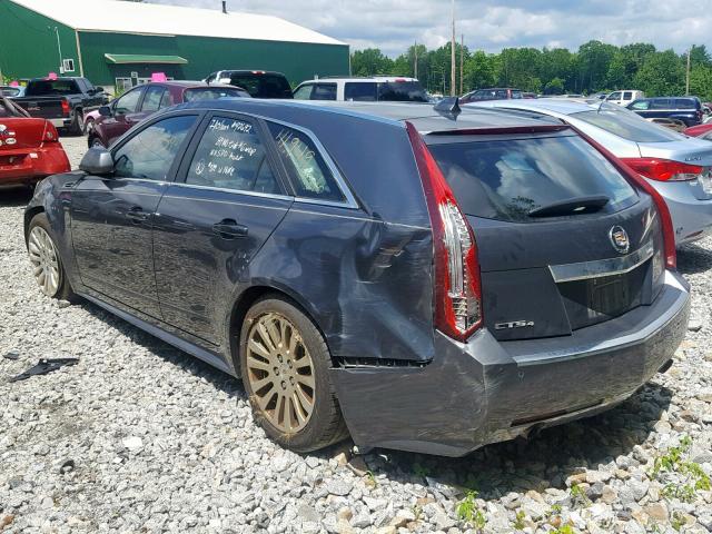 1G6DM8EG8A0137346 - 2010 CADILLAC CTS PERFOR GRAY photo 3