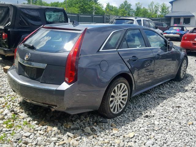 1G6DM8EG8A0137346 - 2010 CADILLAC CTS PERFOR GRAY photo 4