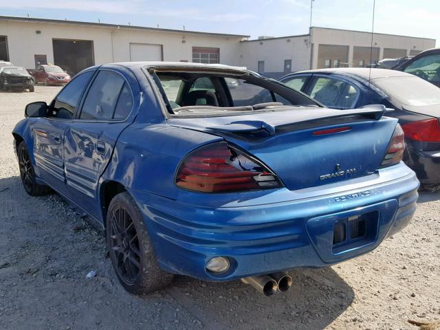 1G2NE52E6XM866404 - 1999 PONTIAC GRAND AM S BLUE photo 3
