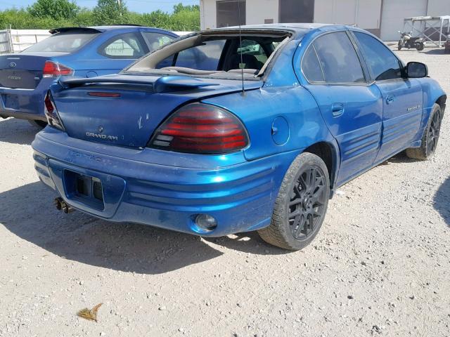 1G2NE52E6XM866404 - 1999 PONTIAC GRAND AM S BLUE photo 4
