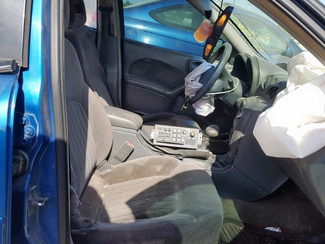 1G2NE52E6XM866404 - 1999 PONTIAC GRAND AM S BLUE photo 5