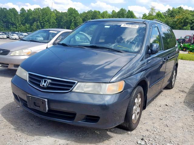 5FNRL180X4B001897 - 2004 HONDA ODYSSEY EX GRAY photo 2