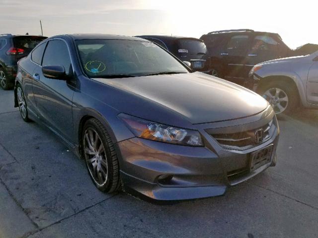 1HGCS2B89CA010600 - 2012 HONDA ACCORD EXL GRAY photo 1