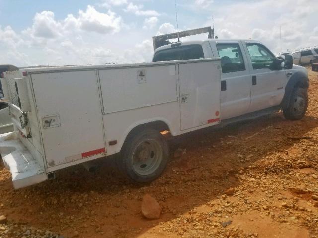 1FDAW56P17EA83936 - 2007 FORD F550 SUPER WHITE photo 4