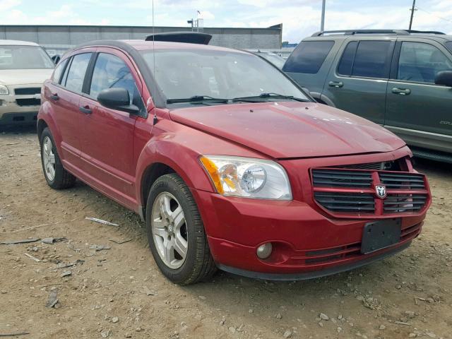 1B3HB48BX7D527090 - 2007 DODGE CALIBER SX RED photo 1