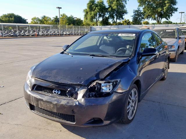 JTKDE177150022455 - 2005 TOYOTA SCION TC შავი ფოტო 2