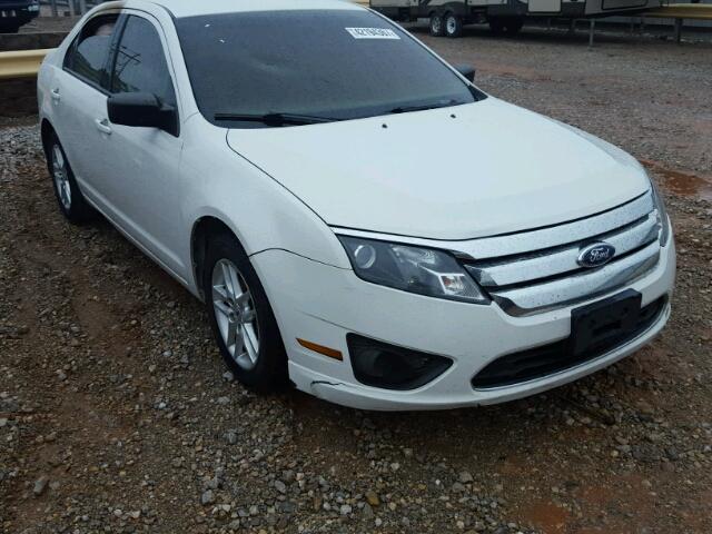 3FAHP0GA4BR337292 - 2011 FORD FUSION S WHITE photo 1