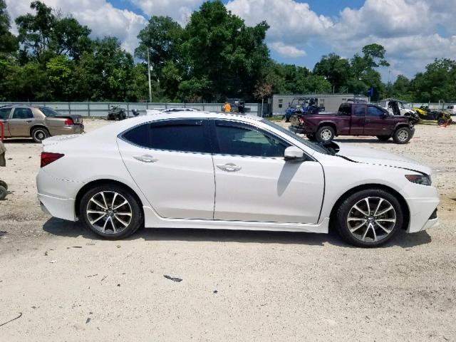 19UUB3F74FA001058 - 2015 ACURA TLX ADVANC WHITE photo 10