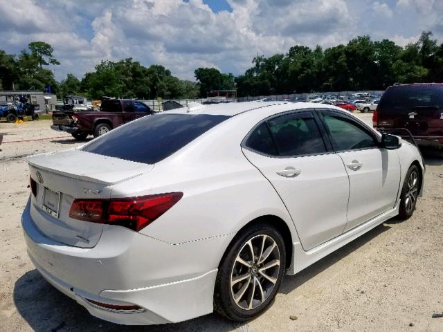 19UUB3F74FA001058 - 2015 ACURA TLX ADVANC WHITE photo 4