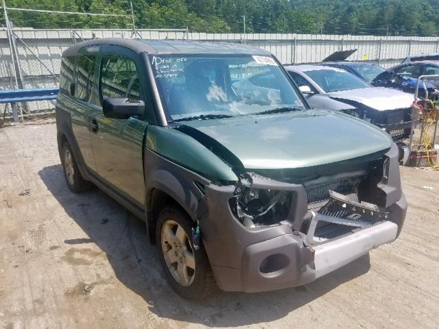 5J6YH28654L022915 - 2004 HONDA ELEMENT EX GREEN photo 1