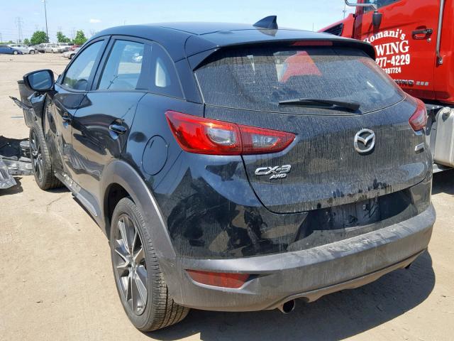 JM1DKFD73H0179586 - 2017 MAZDA CX-3 GRAND BLACK photo 3