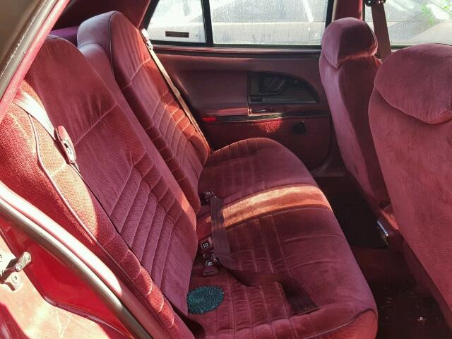 1G4NV55MXSC446640 - 1995 BUICK SKYLARK GR RED photo 6