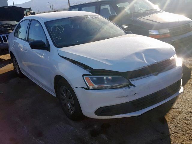 3VW2K7AJ8DM305314 - 2013 VOLKSWAGEN JETTA BASE WHITE photo 1