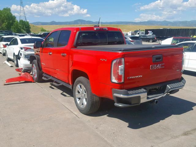 1GTG6DE31G1108090 - 2016 GMC CANYON SLT RED photo 3