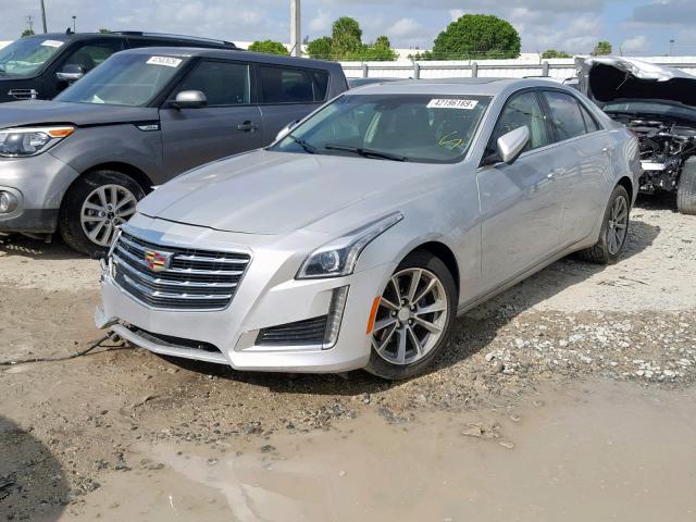 1G6AR5SX6K0139296 - 2019 CADILLAC CTS LUXURY SILVER photo 2