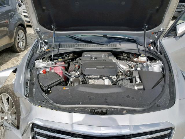 1G6AR5SX6K0139296 - 2019 CADILLAC CTS LUXURY SILVER photo 7