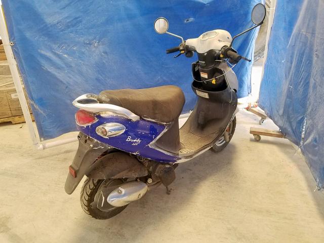 RFVPAC201E1016628 - 2014 GENUINE SCOOTER CO. BUDDY 125 BLUE photo 4