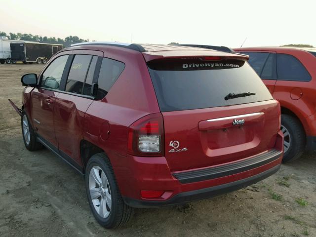 1C4NJDBB7ED504618 - 2014 JEEP COMPASS SP 橙色 照片 3