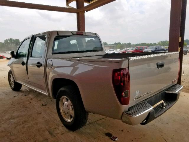 1GTCS13E188178100 - 2008 GMC CANYON BROWN photo 3