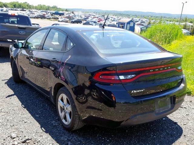 1C3CDFBB5FD435606 - 2015 DODGE DART SXT BLACK photo 3