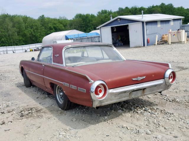 2Y83Z138651 - 1962 FORD THUNDERBIR RED photo 3