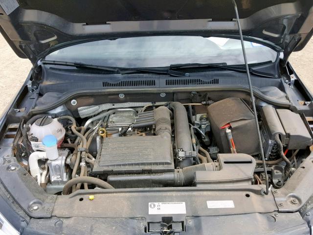 3VW267AJ0GM255856 - 2016 VOLKSWAGEN JETTA S GRAY photo 7