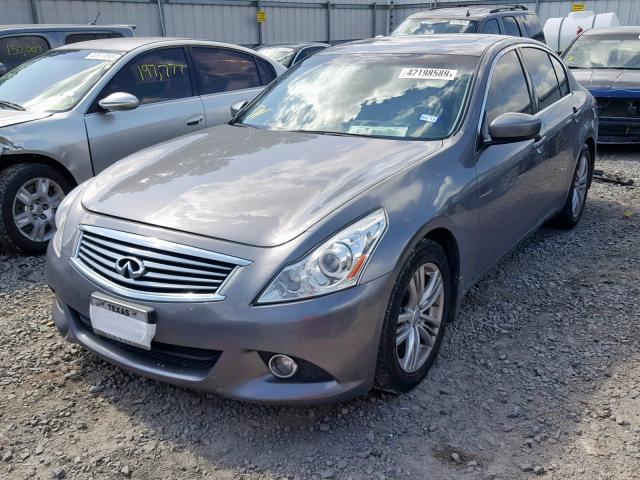 JN1CV6AP9DM719939 - 2013 INFINITI G37 BASE CHARCOAL photo 2