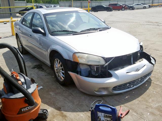 1C3EL56U91N568809 - 2001 CHRYSLER SEBRING LX SILVER photo 1