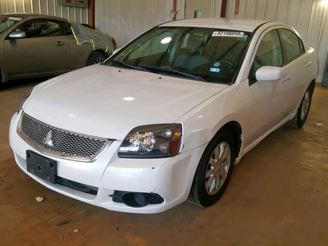 4A32B2FF9BE021684 - 2011 MITSUBISHI GALANT FE WHITE photo 2