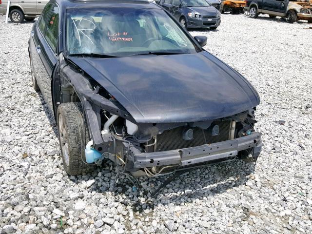 1HGCP36848A059261 - 2008 HONDA ACCORD EXL BLACK photo 9