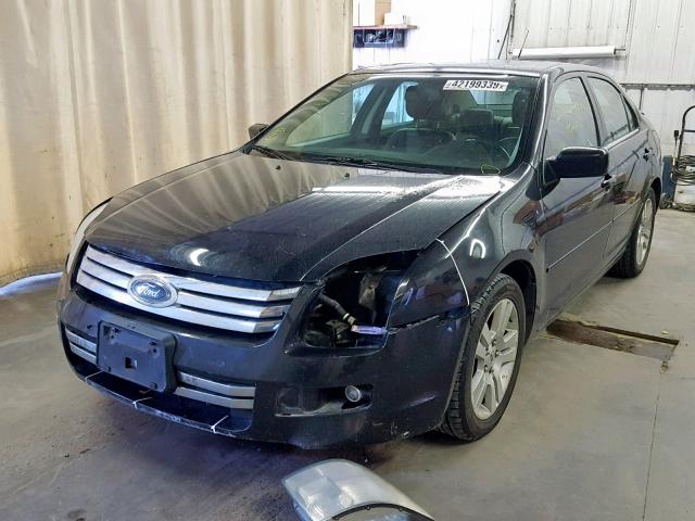 3FAHP08109R110061 - 2009 FORD FUSION SEL BLACK photo 2