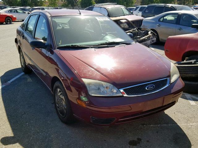 1FAFP34N47W289989 - 2007 FORD FOCUS ZX4 BURGUNDY photo 1