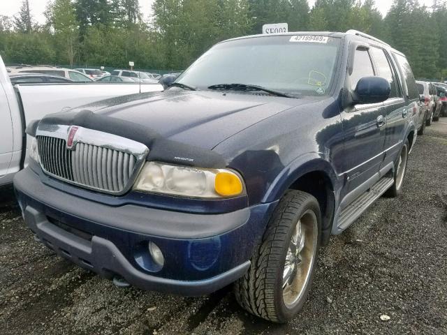 5LMFU28L4WLJ04158 - 1998 LINCOLN NAVIGATOR 蓝色 照片 2