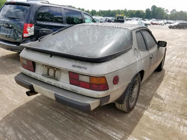 92A0433078 - 1980 PORSCHE 924 WHITE photo 4